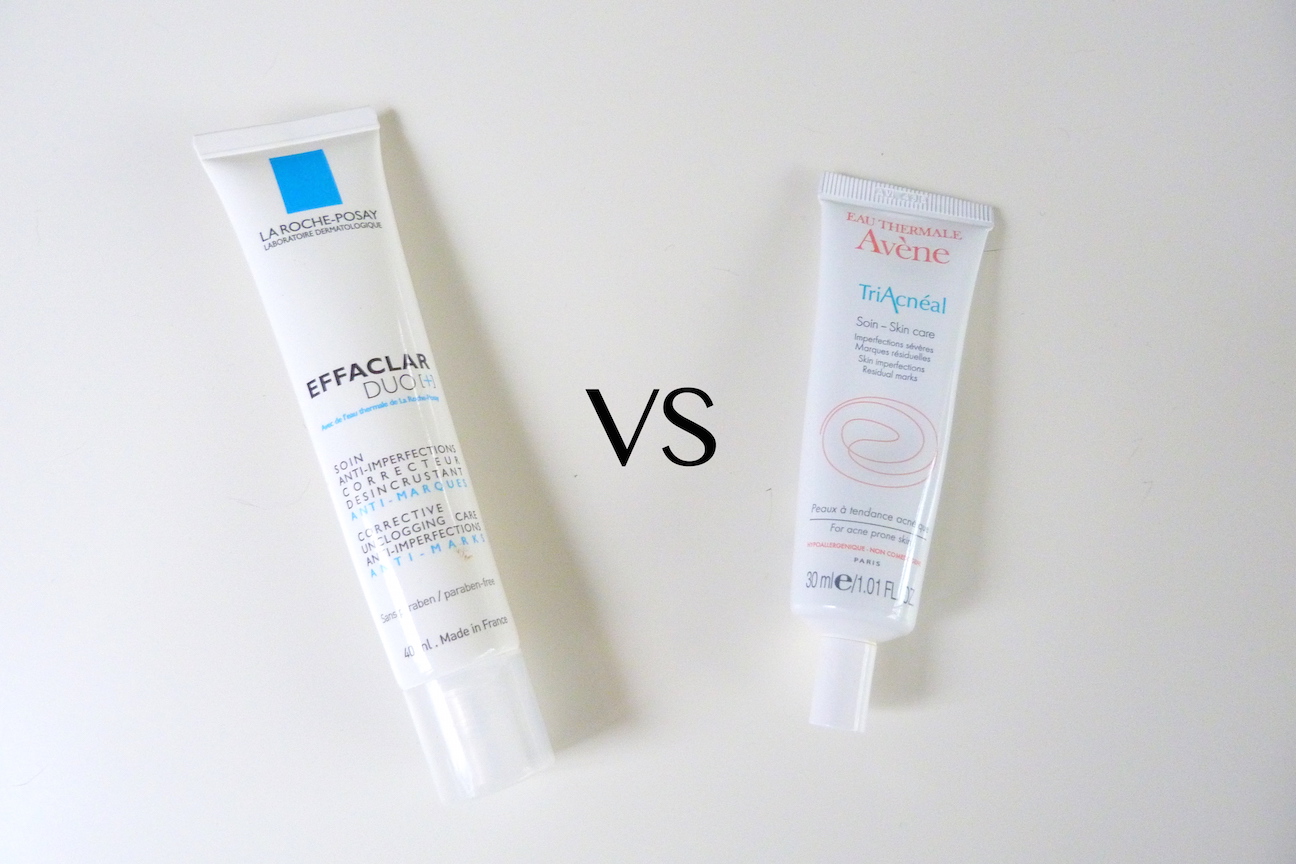 Battle : Effaclar Duo + La Roche Posay VS Triacnéal d'Avène - Le ...