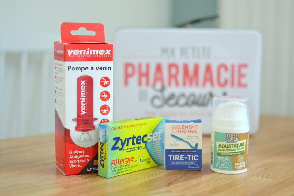 Mes objets indispensables. La boite à Pharmacie. (Blog Zôdio)