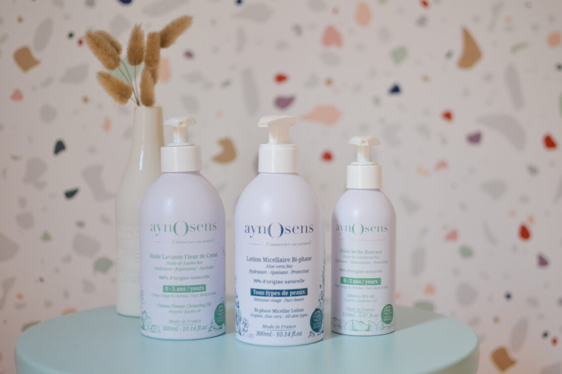 A la découverte d’Aynosens, des cosmétiques bio pour bébé & enfant