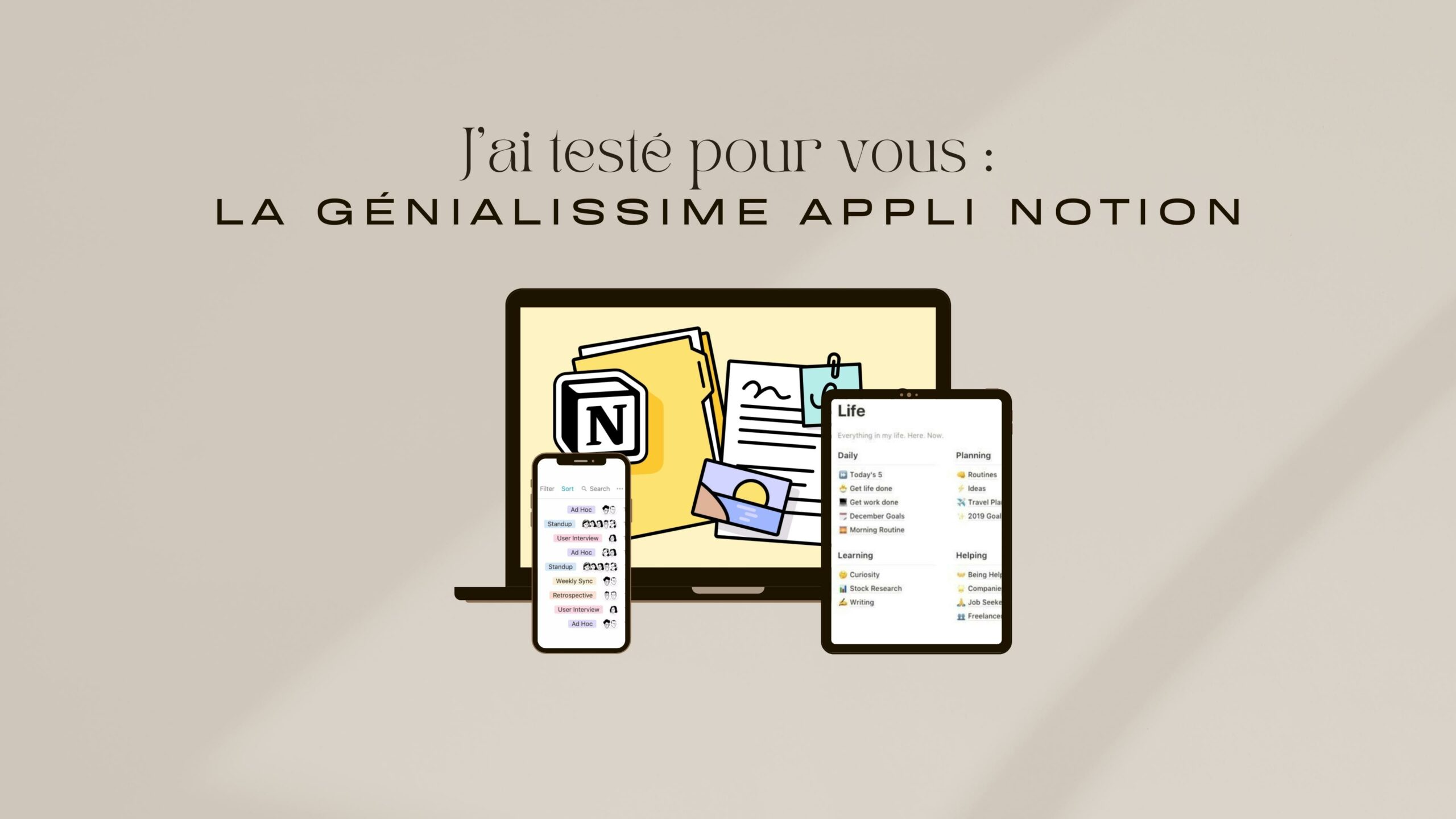 Notion – La prise de notes tout en un