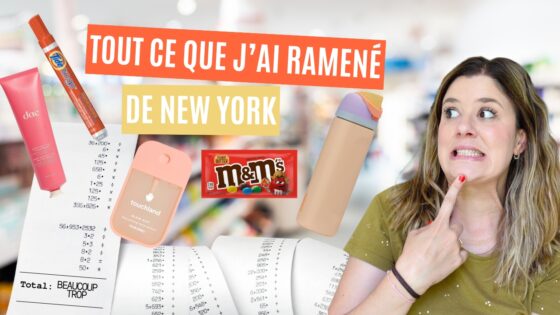 MES ACHATS À NEW YORK